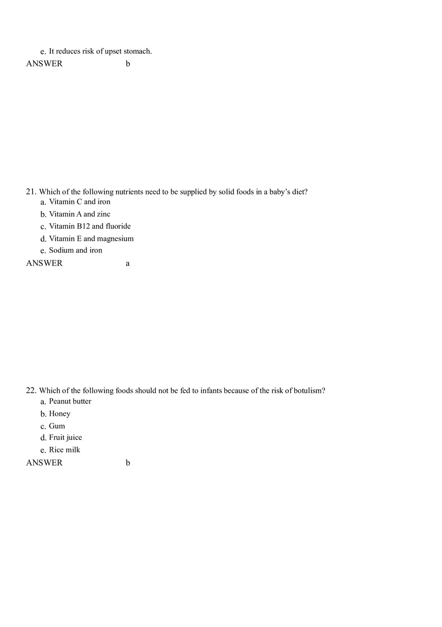 Life Cycle Nutrition - Childhood Obesity Answer Key 1 - Page 9