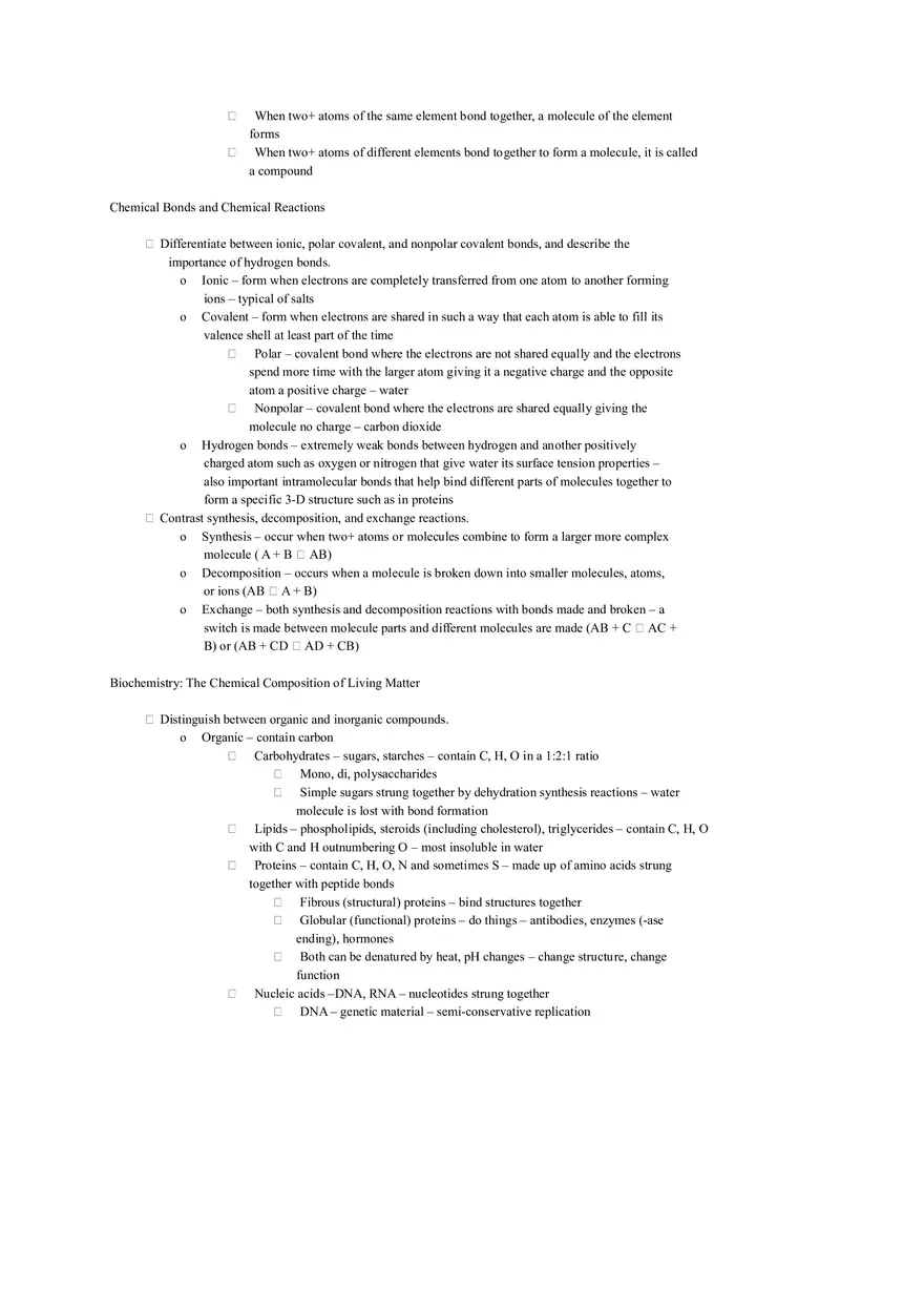 Fundamentals of Chemistry in Anatomy and Physiology - Page 2