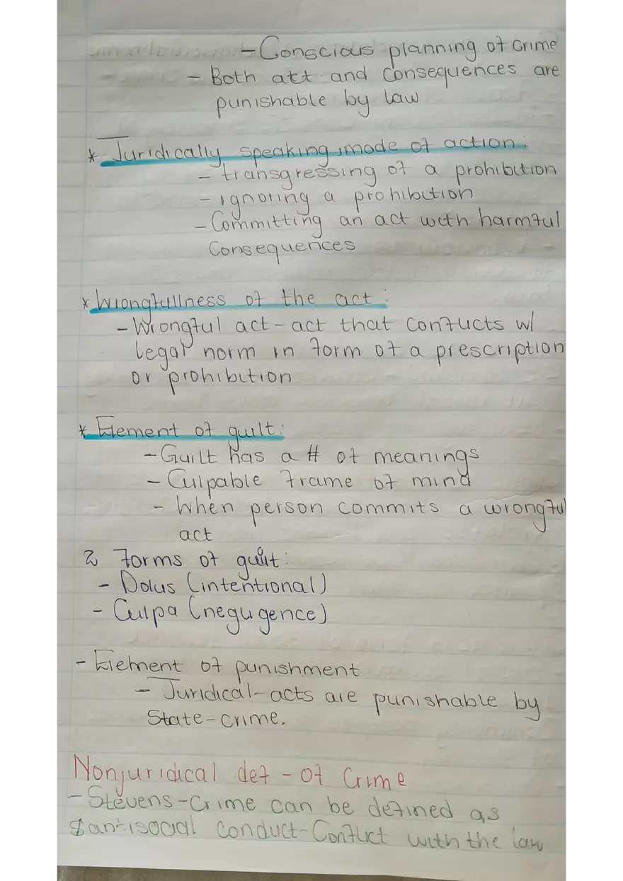 Criminology Notes for 2rd Year Students - Page 10