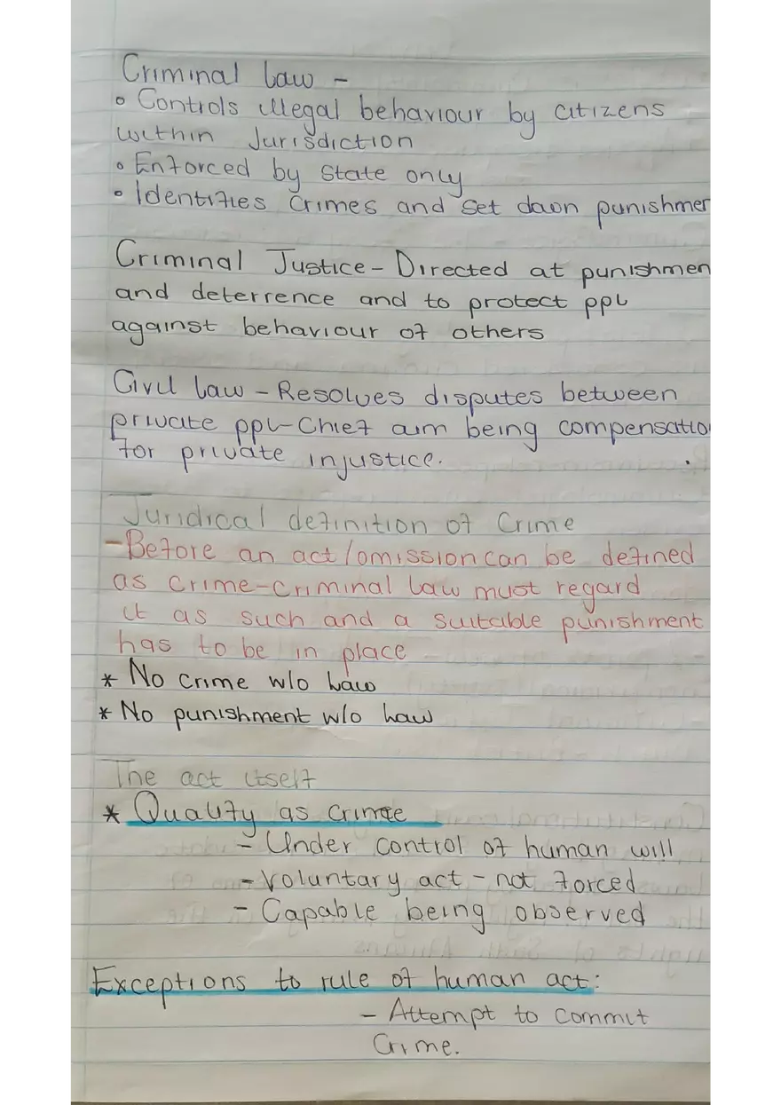 Criminology Notes for 2rd Year Students - Page 11