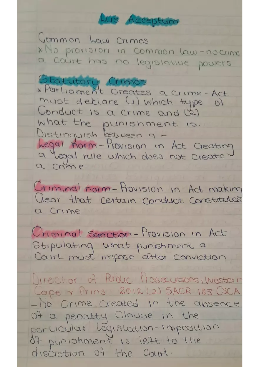 Criminology Notes for 2rd Year Students - Page 5