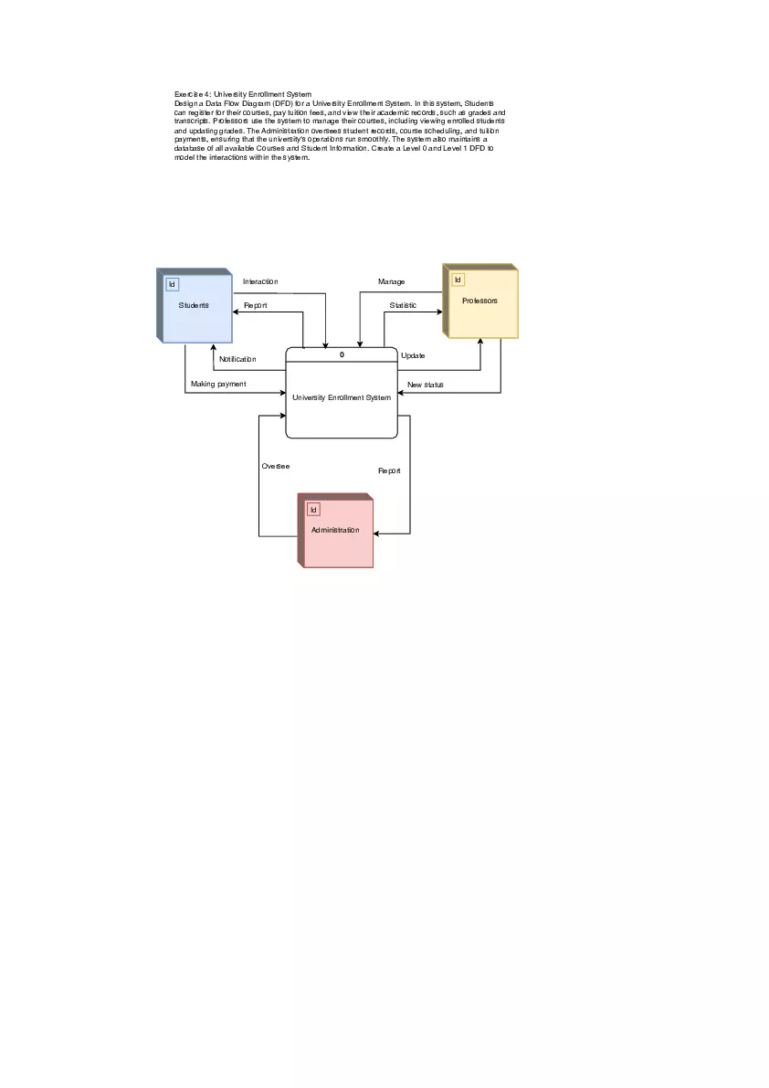 Exercise 4: University Enrollment System - Page 1
