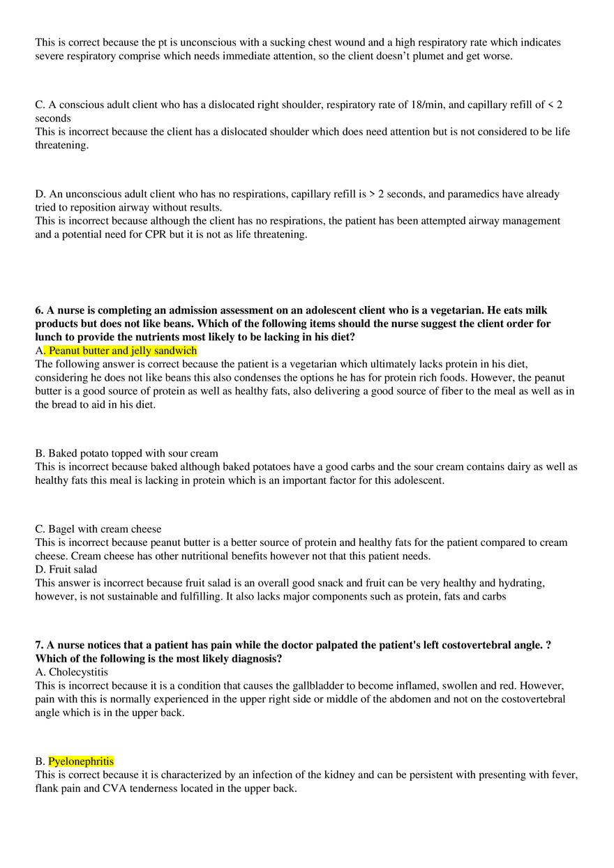 NCLEX 10 Questions for Friday - Page 3