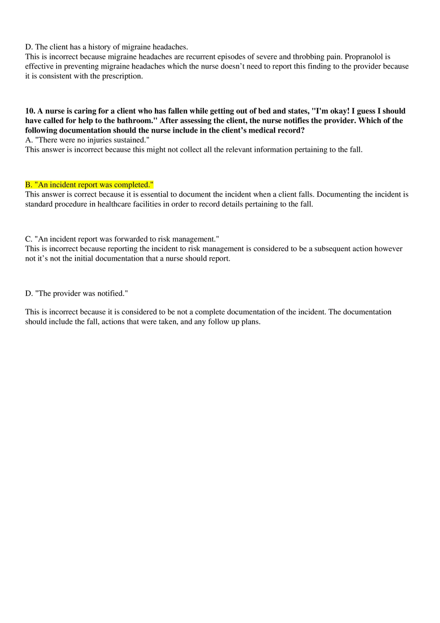 NCLEX 10 Questions for Friday - Page 5