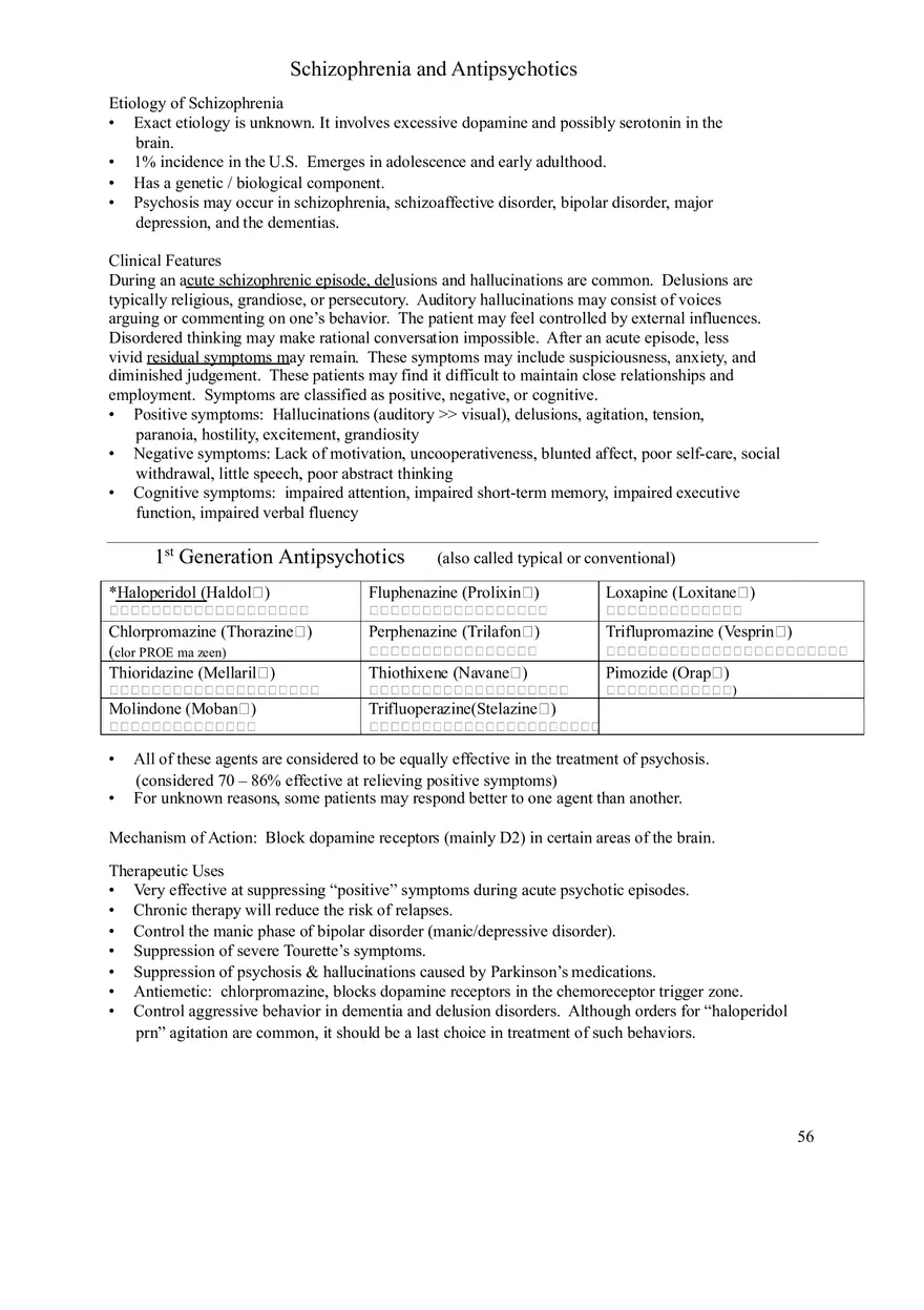 Clinical Pharmacology Study Guide (Sedatives, Hypnotics) - Page 3