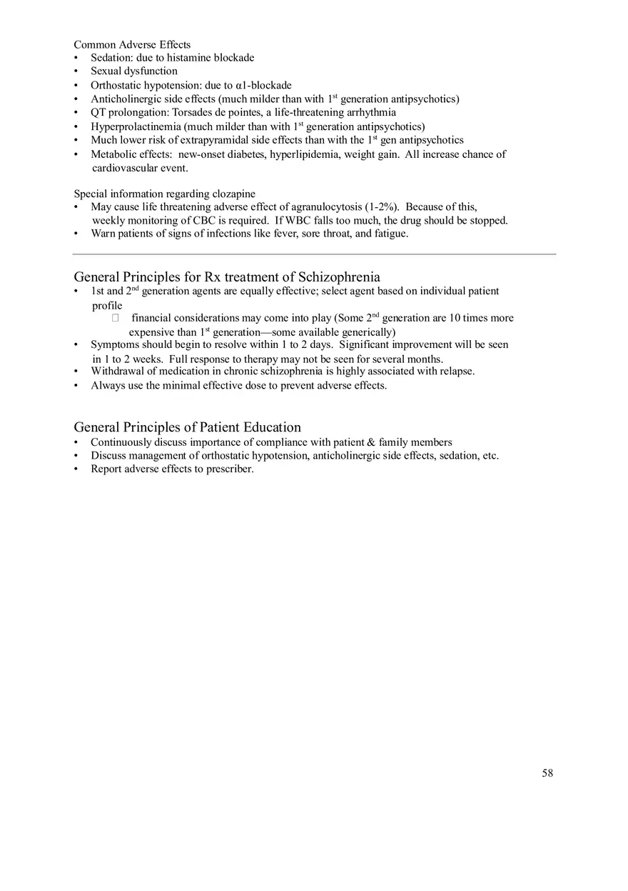 Clinical Pharmacology Study Guide (Sedatives, Hypnotics) - Page 5