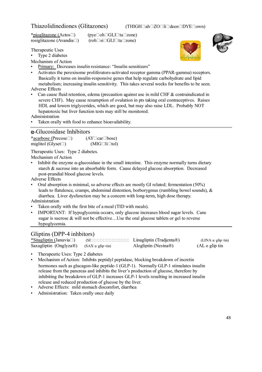 Clinical Pharmacology Study Guide (Pharmacological Treatment) - Page 7