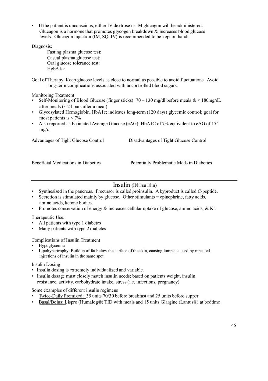 Clinical Pharmacology Study Guide (Pharmacological Treatment) - Page 4