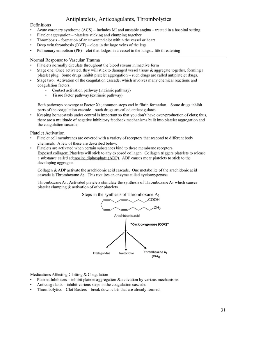Clinical Pharmacology Study Guide (Antihypertensives) - Page 10