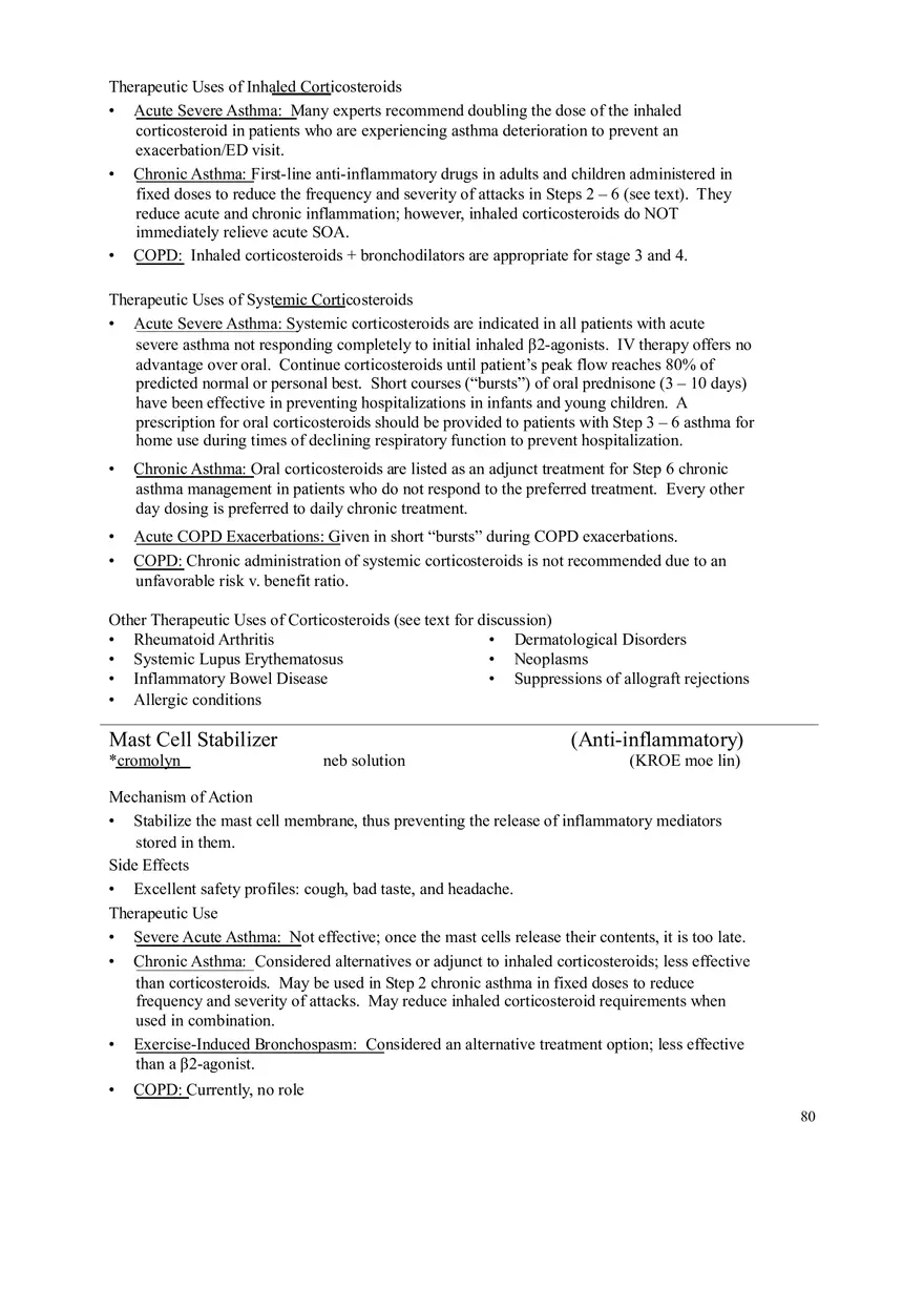 Clinical Pharmacology Study Guide (Opioid Agonist) - Page 7