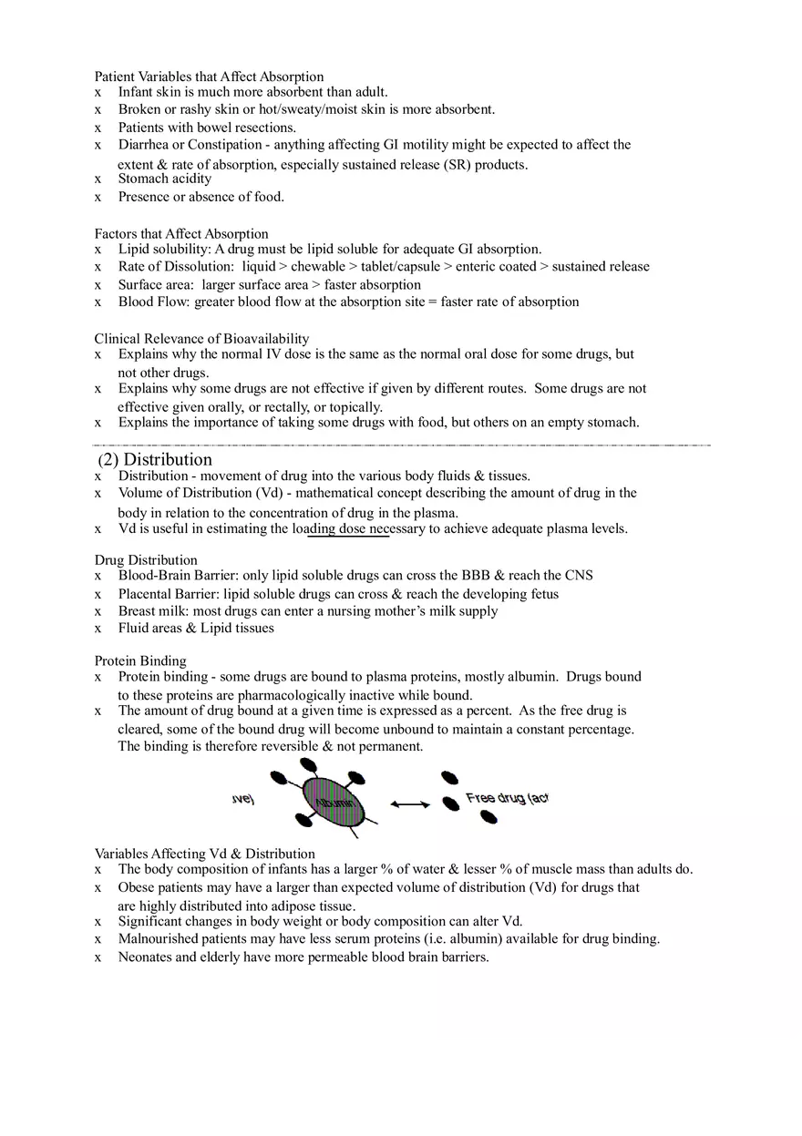 Clinical Pharmacology Study Guide (Introduction to Pharmacology) - Page 5