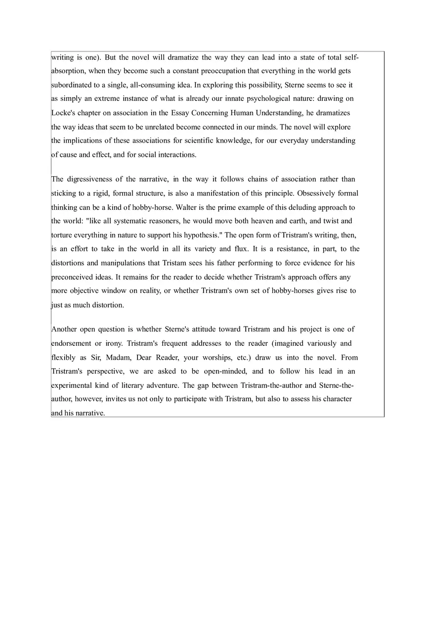 Tristram Shandy Volume 1 - Summary - Page 4