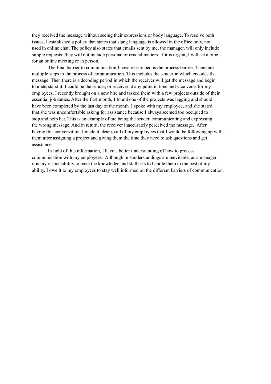 Overcoming Communication Barriers in a Diverse Workplace Strategies for Effective Management - Page 2