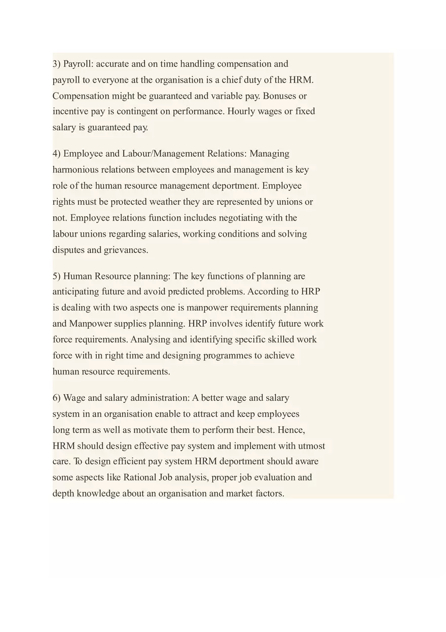 HR Management Activities of HRM - Page 8