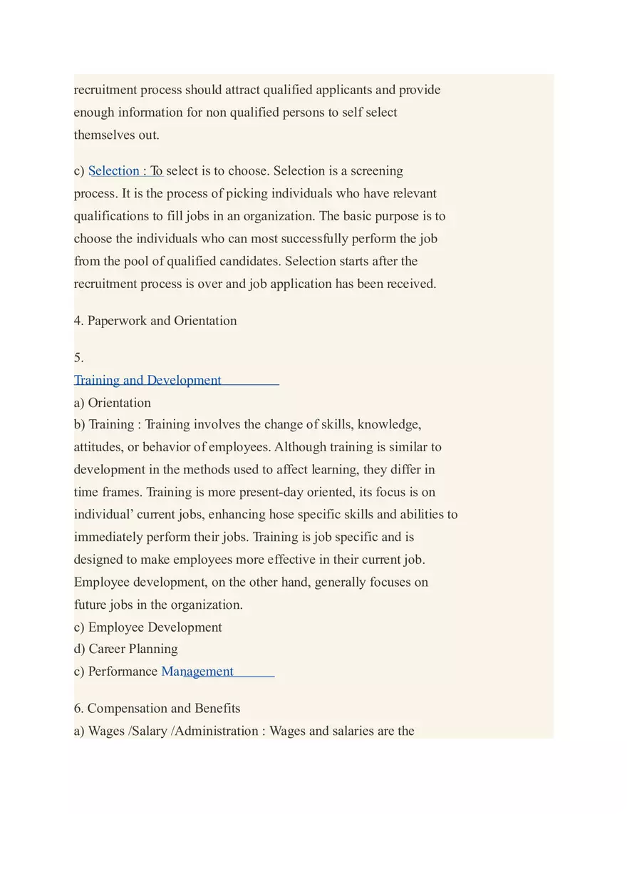 HR Management Activities of HRM - Page 3