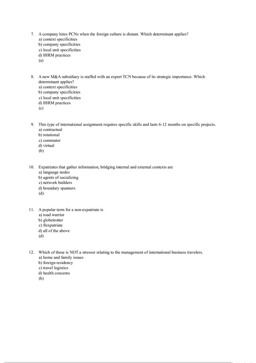 Beat the Clock Answer Key Chapters 4-5 - Page 7