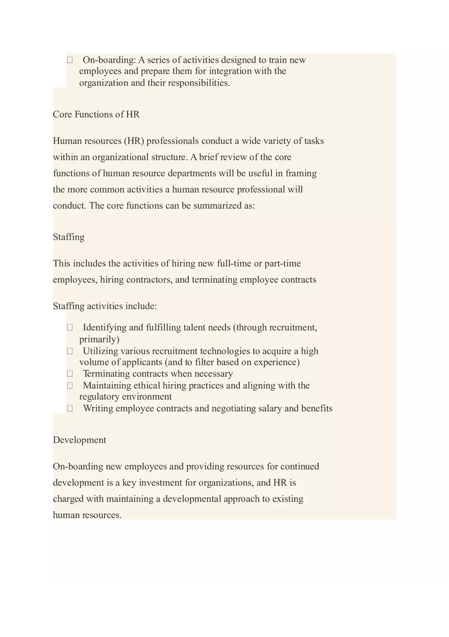 The Functions and Goals of HR - Page 2
