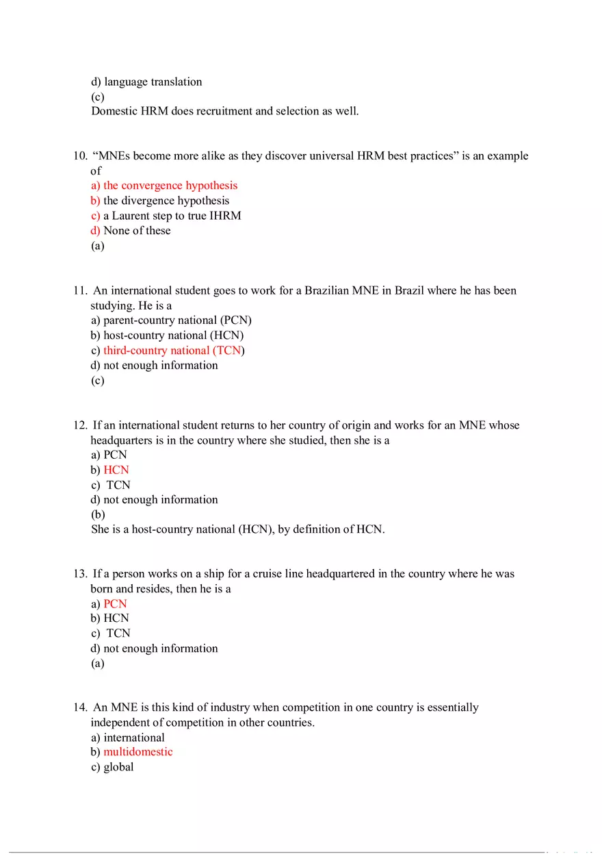 Beat the Clock Answer Key Chapters 1-3 - Page 7