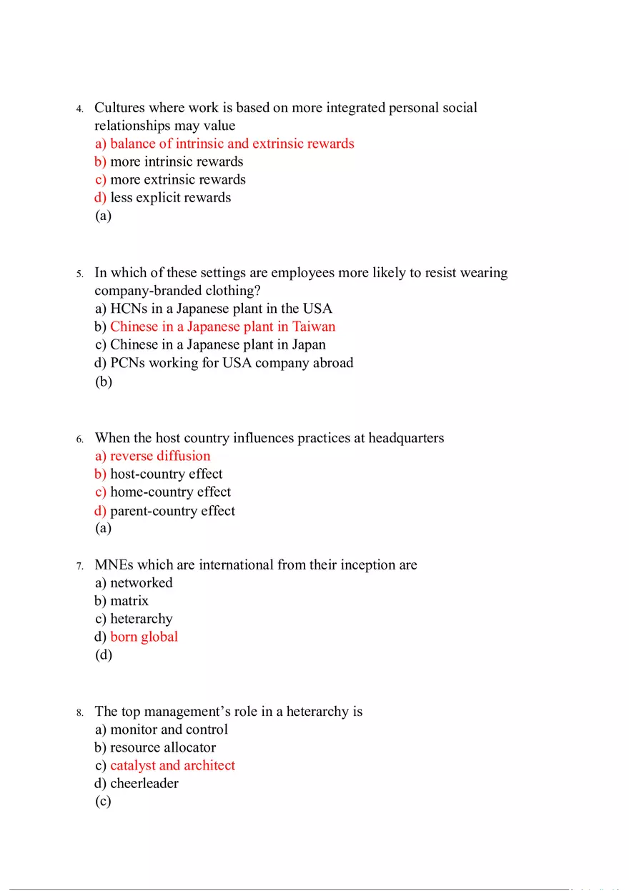 Beat the Clock Answer Key Chapters 1-3 - Page 3