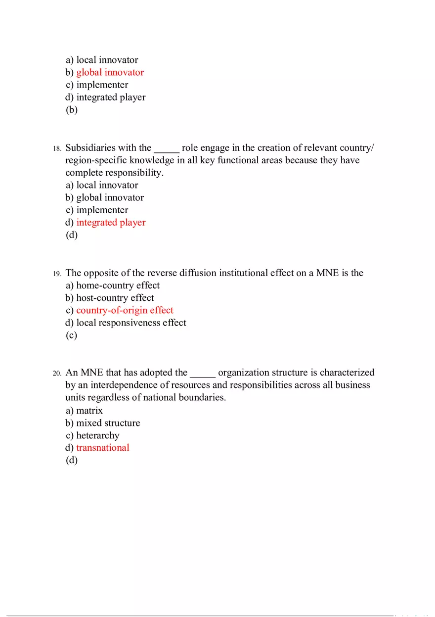Beat the Clock Answer Key Chapters 1-3 - Page 6