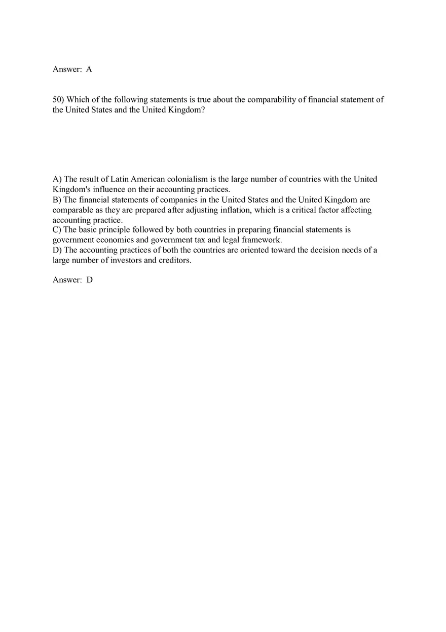Worldwide Accounting Diversity Answer Key Part 2 - Page 10