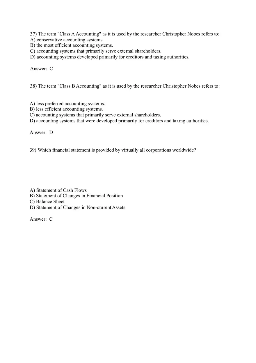 Worldwide Accounting Diversity Answer Key Part 2 - Page 6