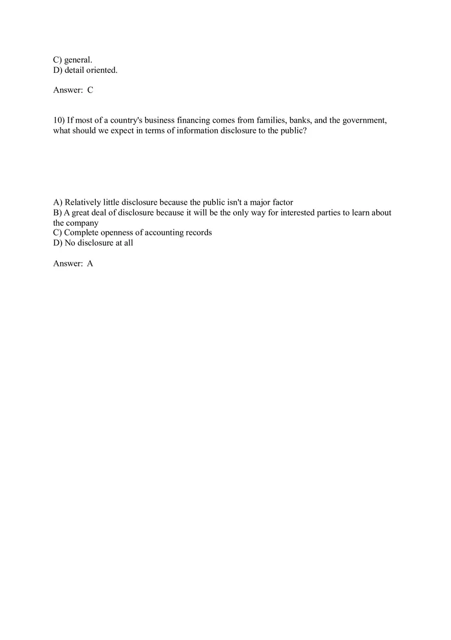 Worldwide Accounting Diversity Answer Key Part 1 - Page 5