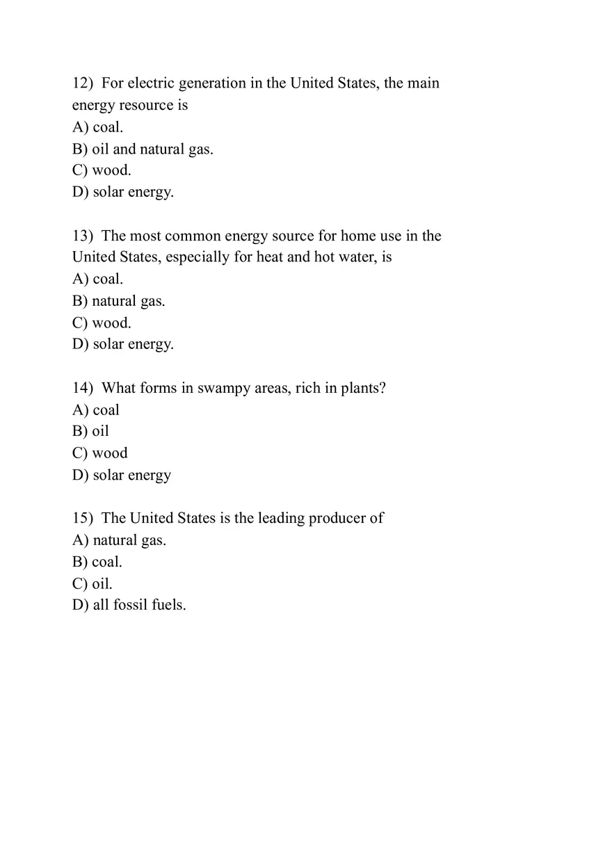 Earth's Resources and Environmental Protection (Assignment) - Page 8
