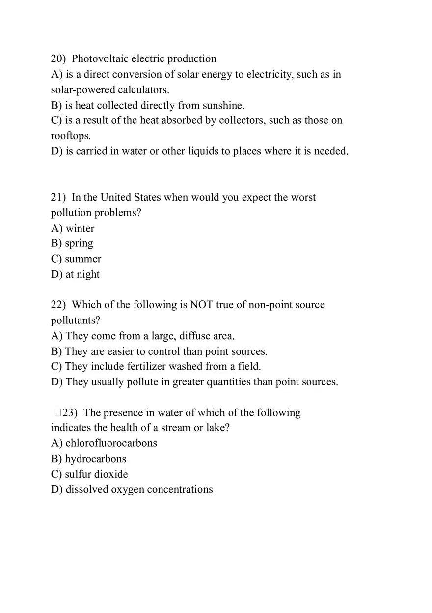 Earth's Resources and Environmental Protection (Assignment) - Page 10