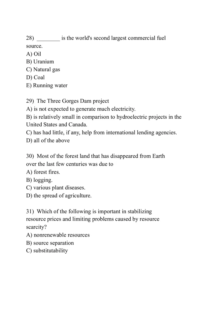 Earth's Resources and Environmental Protection (Assignment) - Page 12