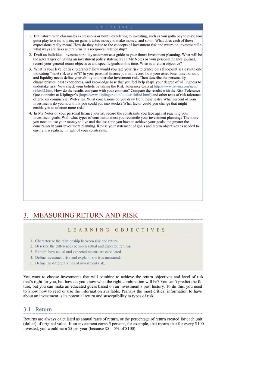 Chapter 12 (Personal Finance) Notes 2 - Page 1