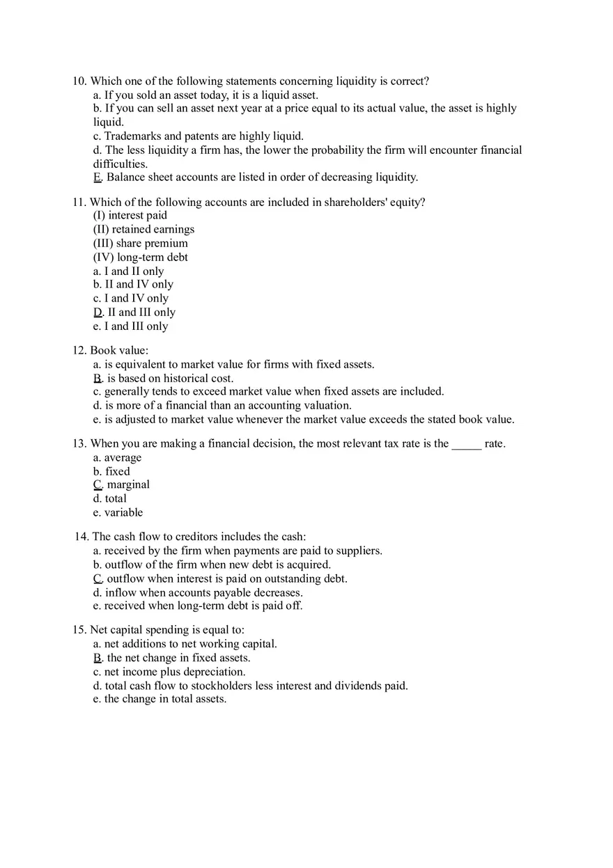 Corporate Finance Capital Structure Solution - Page 3