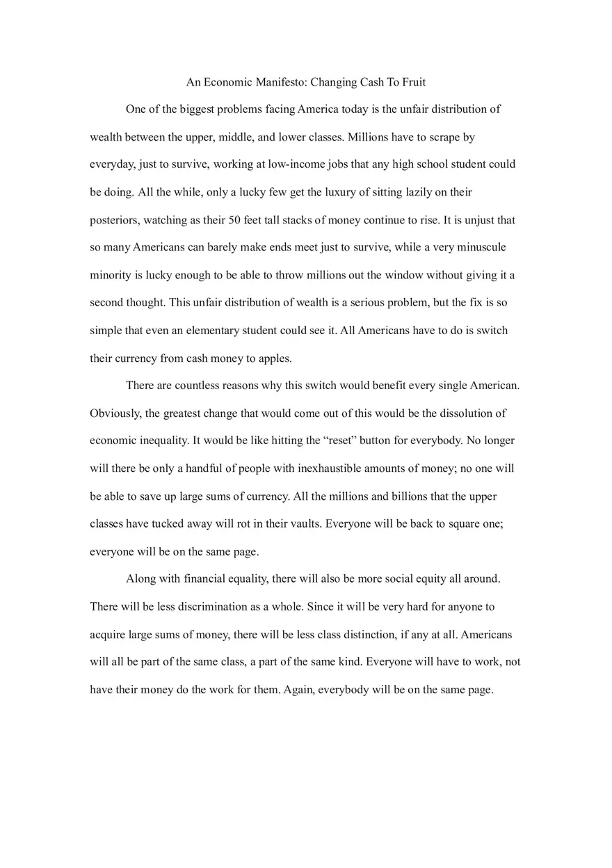 Changing Cash To Fruit - Page 1