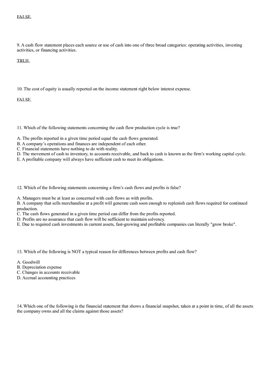 Chapter 1 Interpreting Financial Statements with Examples - Page 2
