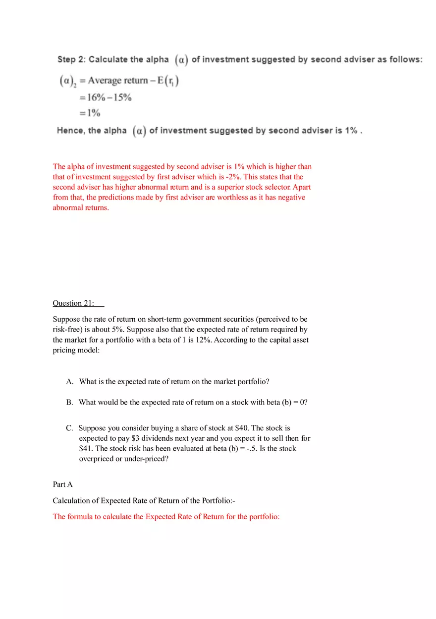 Capital Asset Pricing Model (Part 4) - Page 8