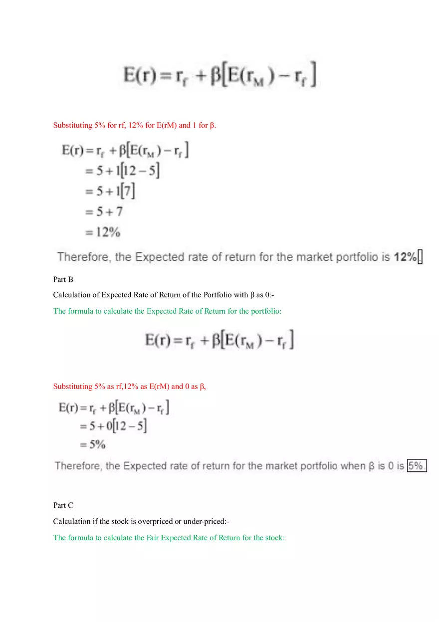Capital Asset Pricing Model (Part 4) - Page 9