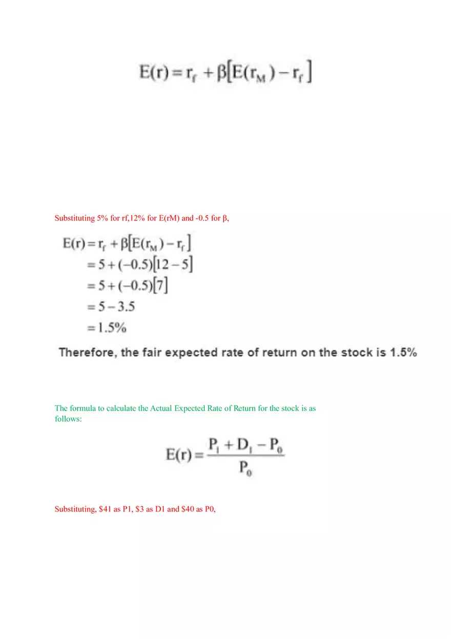 Capital Asset Pricing Model (Part 4) - Page 10