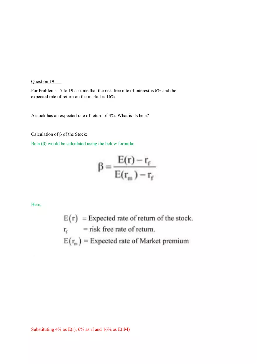 Capital Asset Pricing Model (Part 4) - Page 1