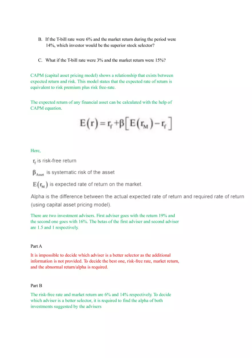 Capital Asset Pricing Model (Part 4) - Page 4