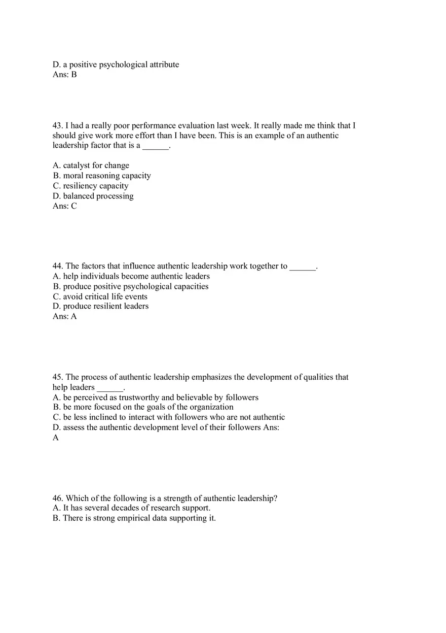 Authentic Leadership Part 2 - Page 2