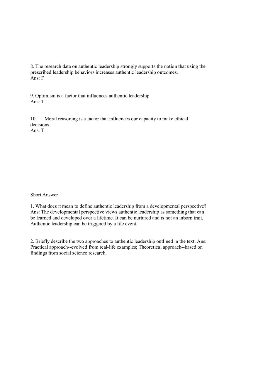 Authentic Leadership Part 2 - Page 5
