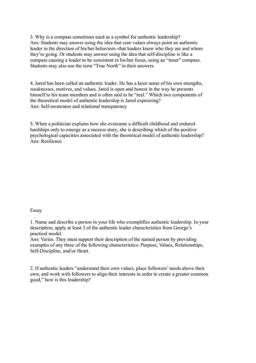 Authentic Leadership Part 2 - Page 6