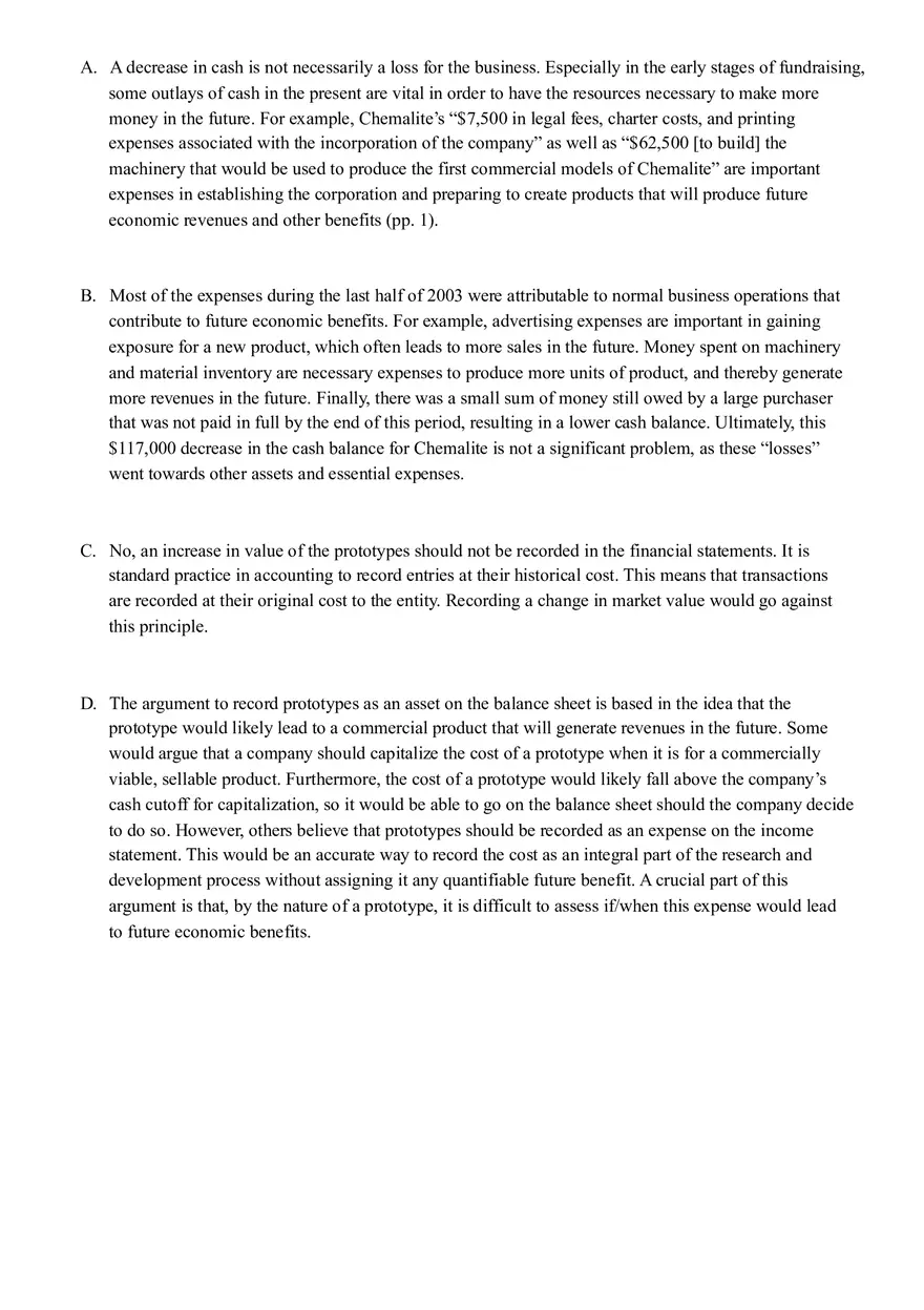 Chemalite Case Assignment - Page 6
