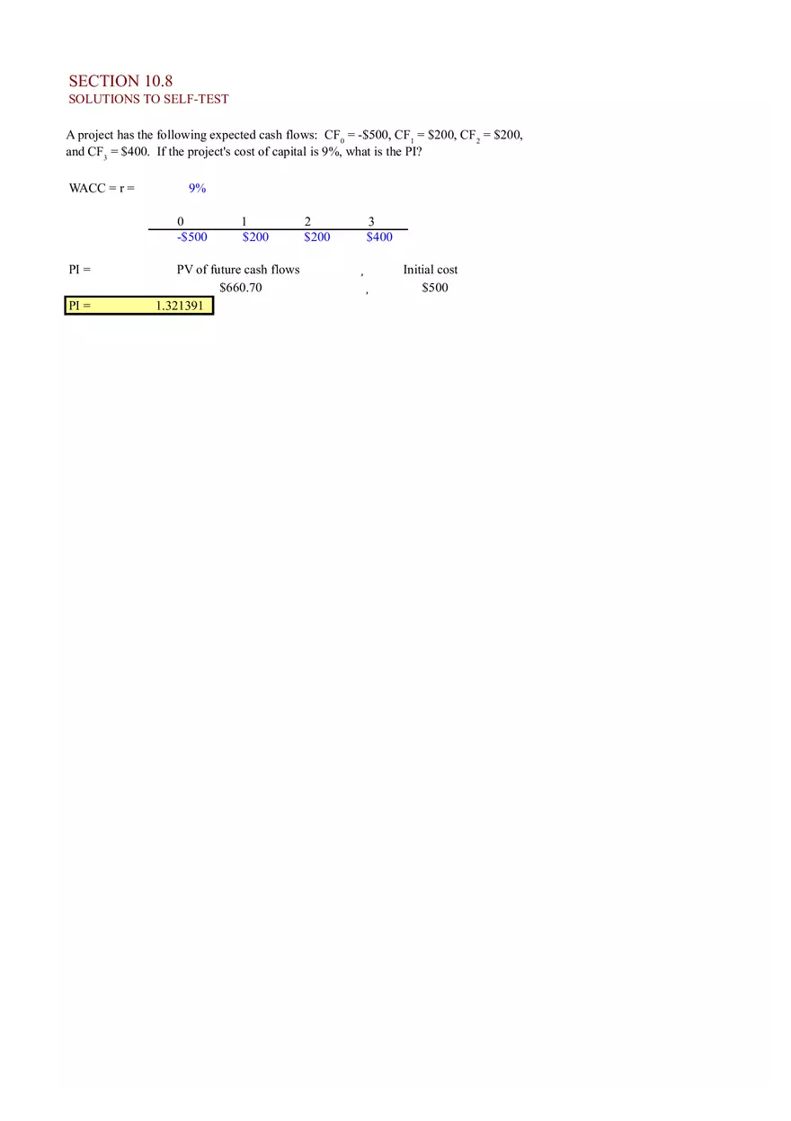 Based Financial Analysis of Projects - Page 9