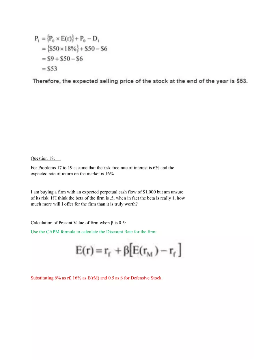Capital Asset Pricing Model (Part 3) - Page 7