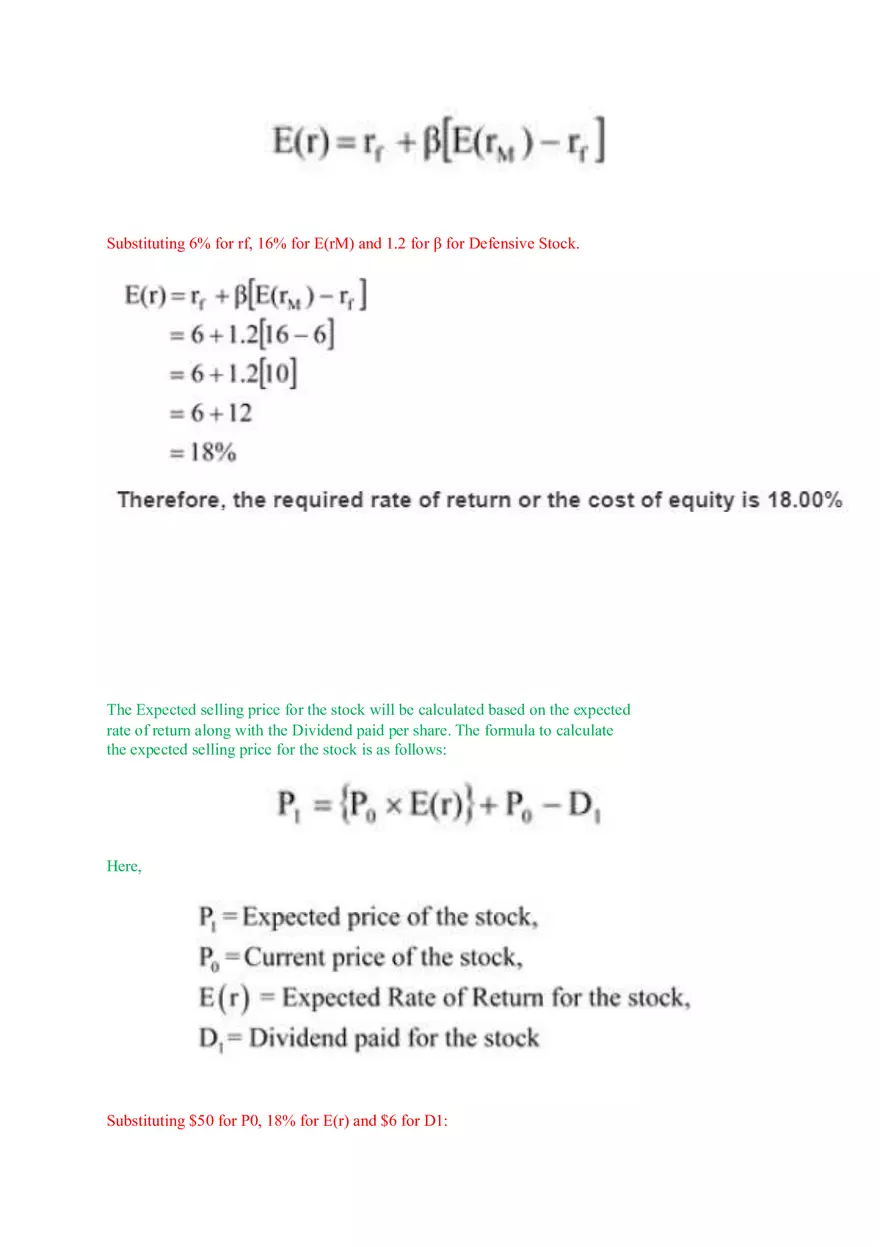 Capital Asset Pricing Model (Part 3) - Page 6