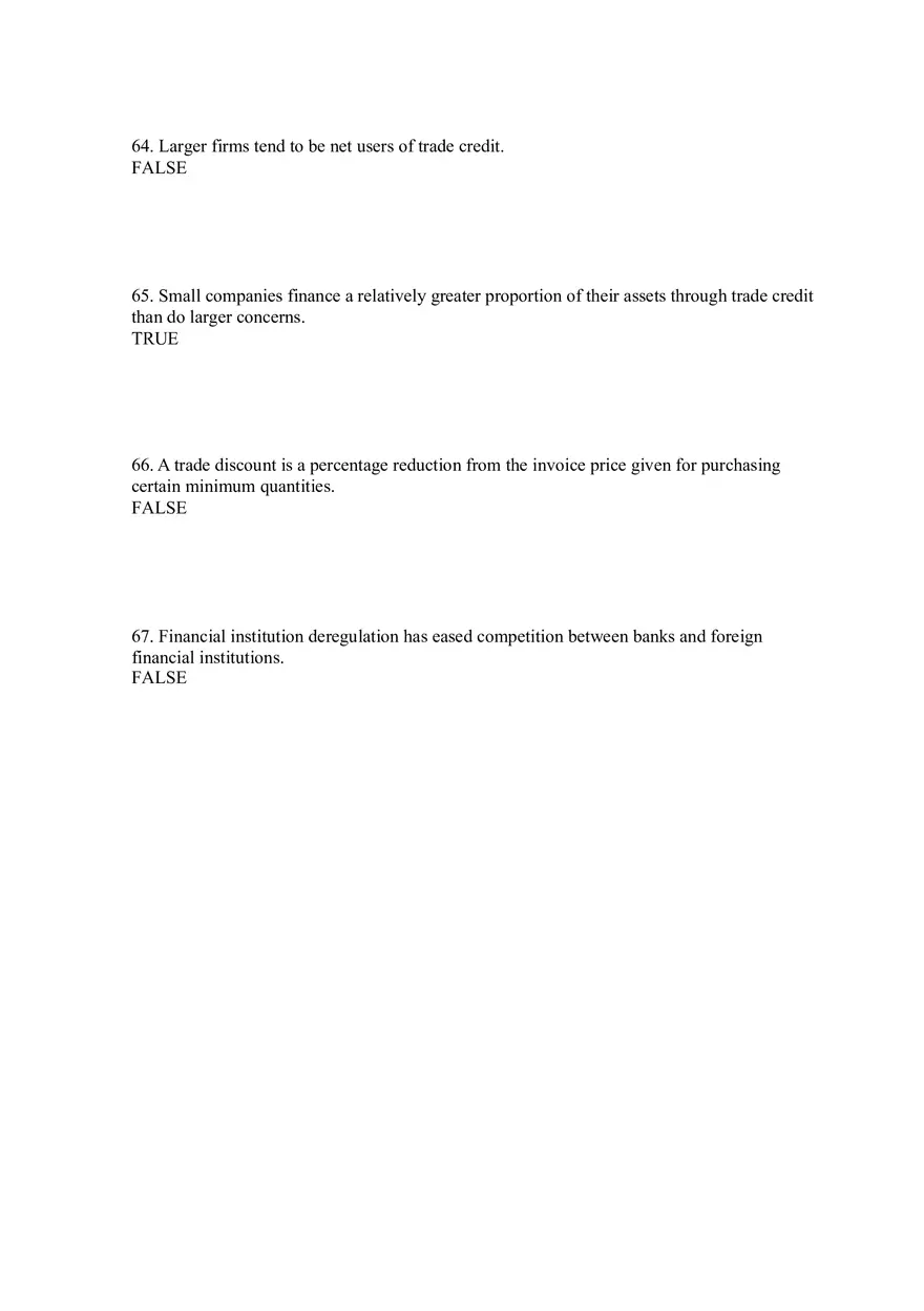 Sources of Short-Term Financing Answer Key 3 - Page 3