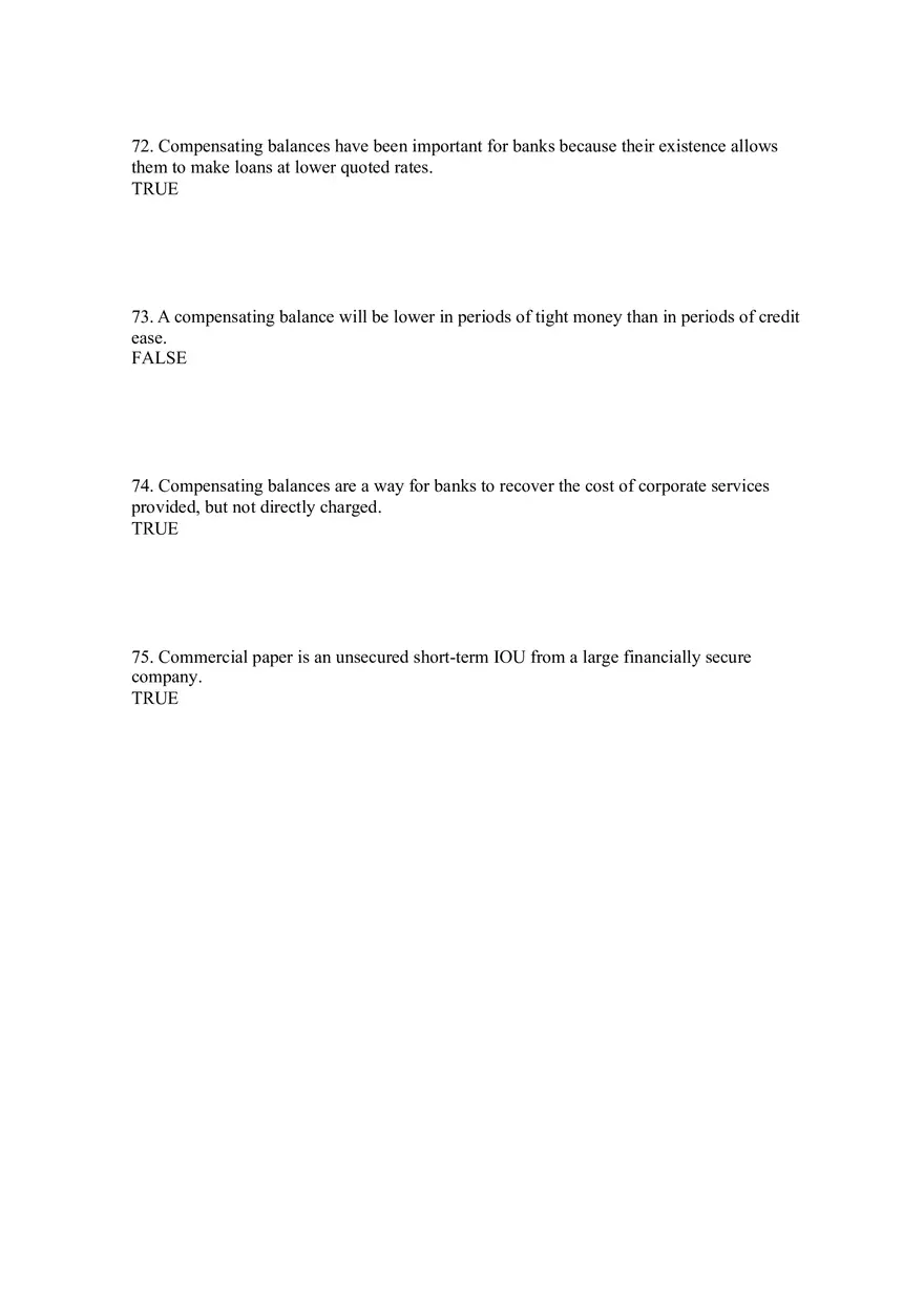Sources of Short-Term Financing Answer Key 3 - Page 5