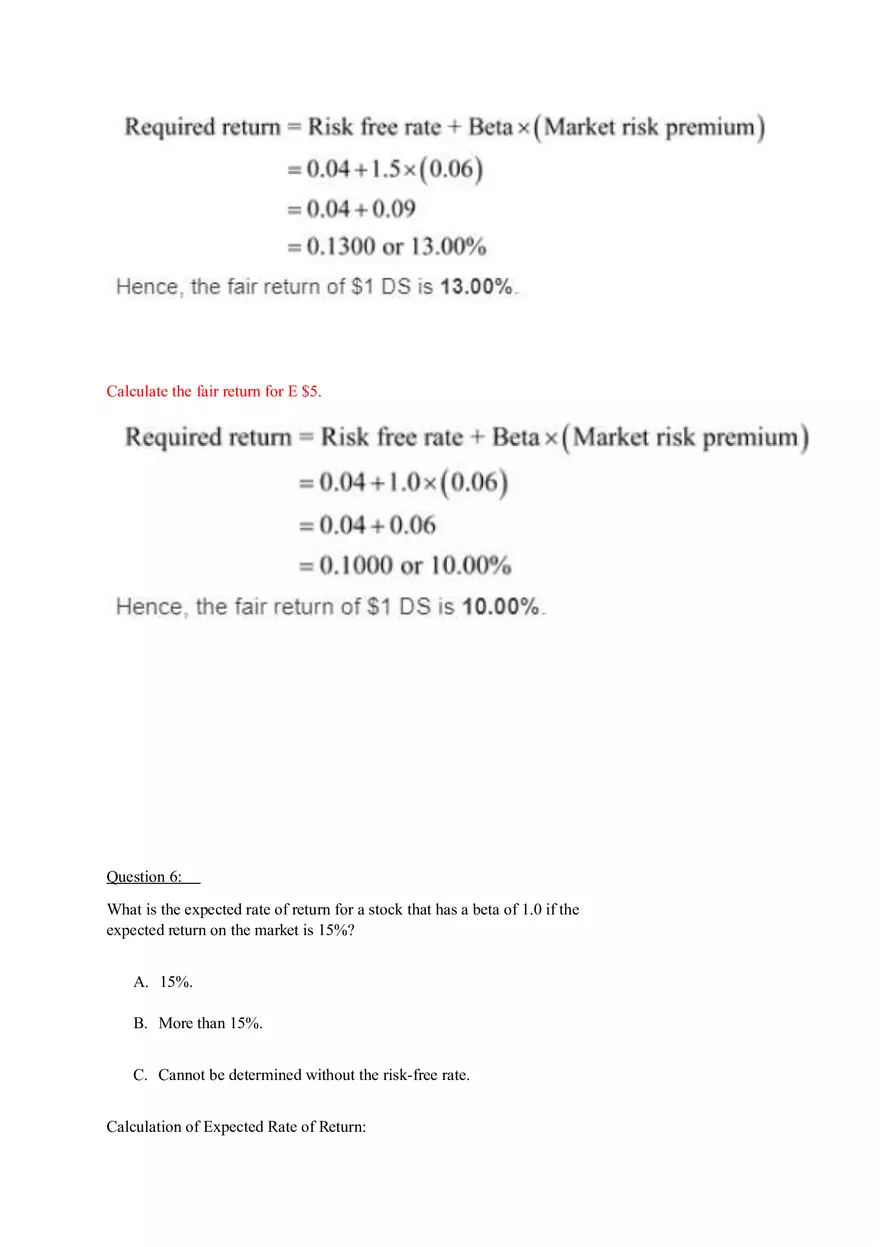 Capital Asset Pricing Model (Part 1) - Page 9
