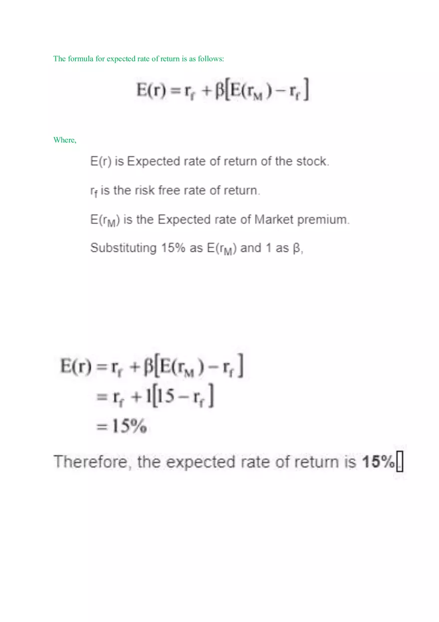 Capital Asset Pricing Model (Part 1) - Page 10